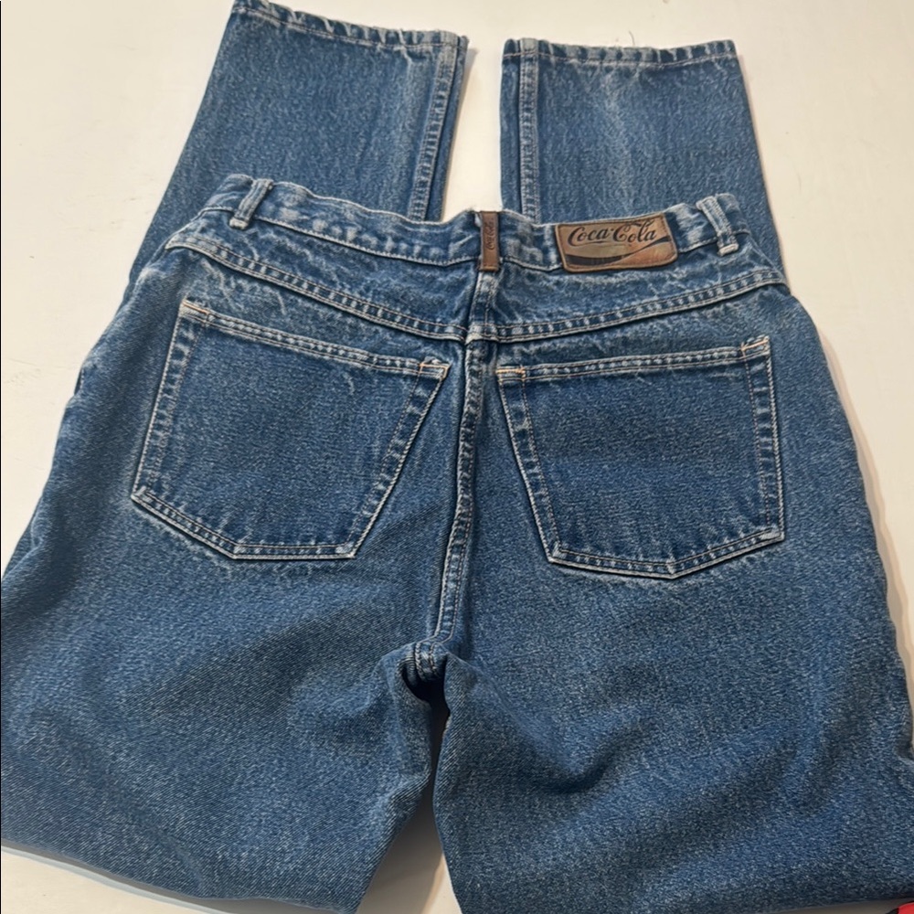 Vintage RARE High Rise Coca Cola Jeans - Picture 13 of 16
